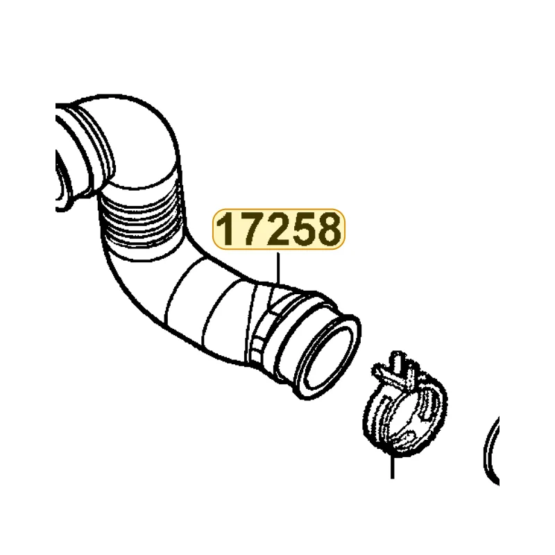 17258-KHD8-900 DUCT AIR/C CHAMBER — diagram cutout