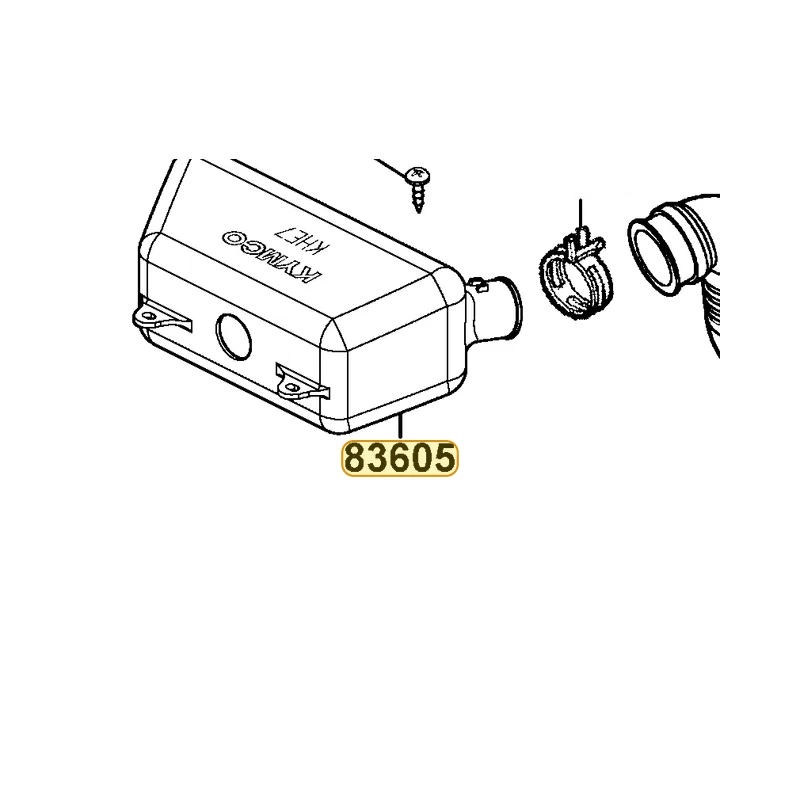 83605-KHD8-900 CHAMBER AIR/C — diagram cutout