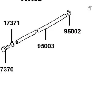 95003-23024-60 V TUBE 8*12*240 — diagram cutout