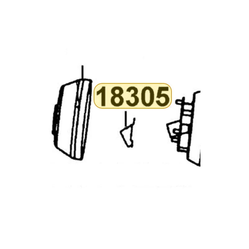 18305-KHD8-900 PROTECTOR TAIL PIPE — diagram cutout