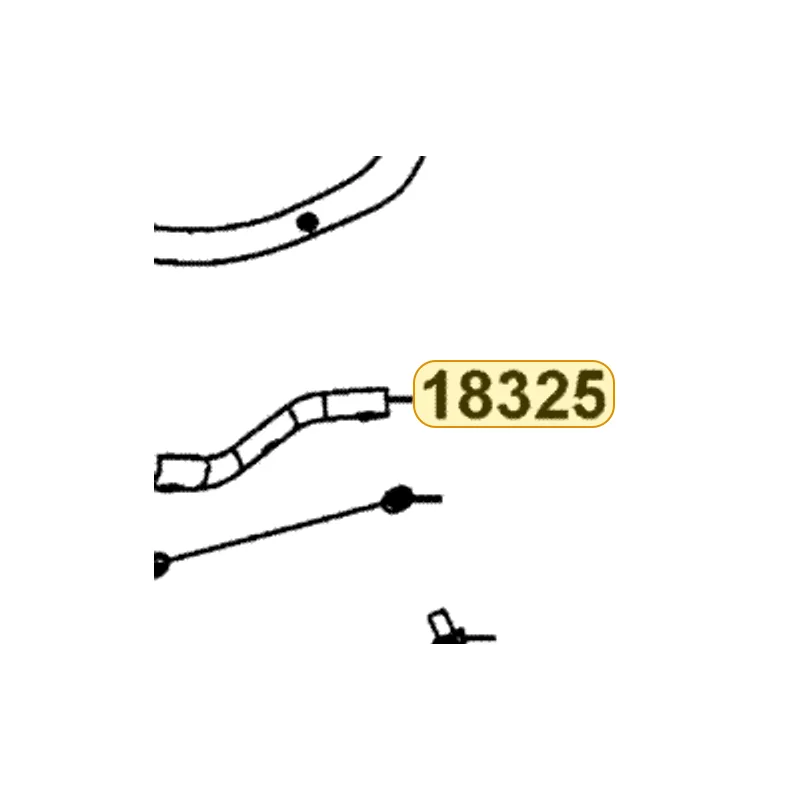 18325-KHD8-E00 PROTECTOR EXH PIPE — diagram cutout