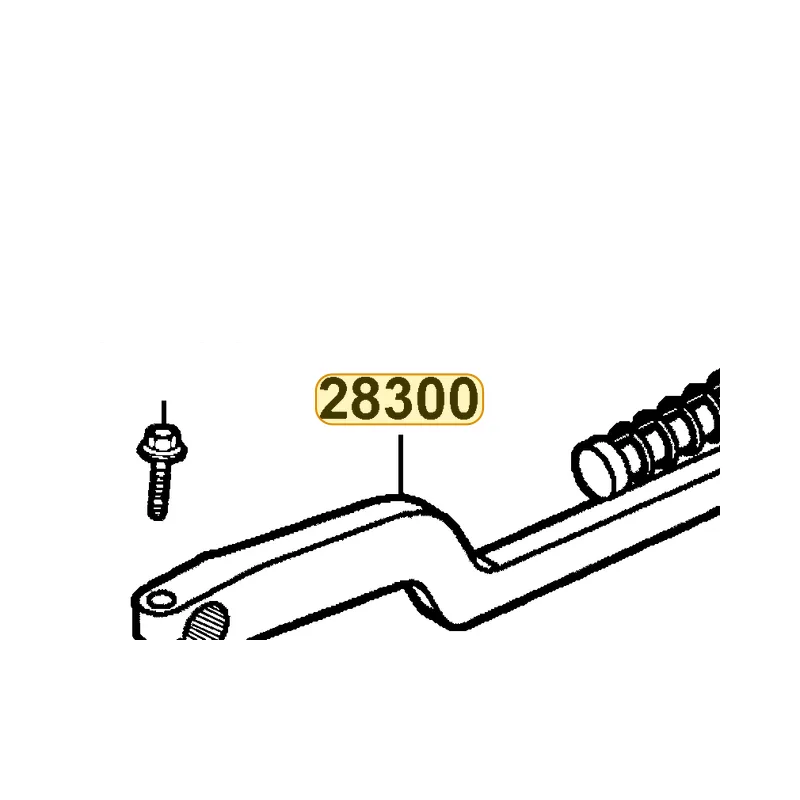 28300-KHD8-900 ARM ASSY KICK STARTER — diagram cutout