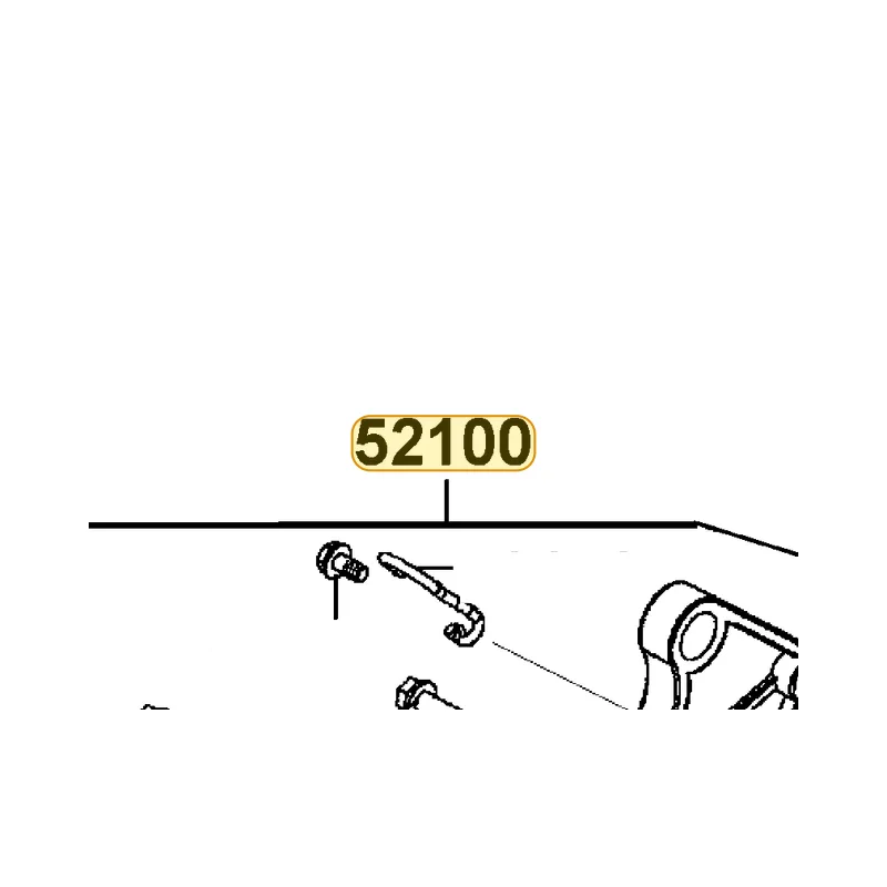 52100-KHD8-900 FORK ASSY RR — diagram cutout