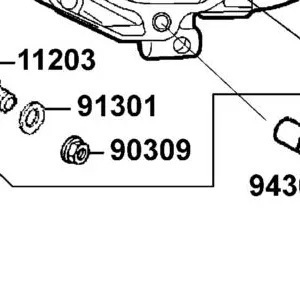 90309-KLF0-004 NUT FLANGE 8MM — diagram cutout