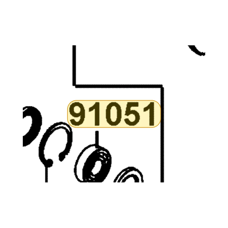 91051-KFBF-901 BRG BALL RADIAL 6203LLU — diagram cutout