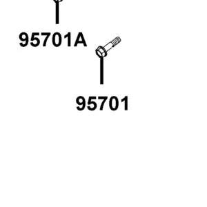 95701-06010-06 BOLT FLANGE 6*10 — diagram cutout