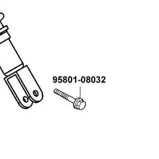 95801-08032-06 BOLT FLANGE 8*32 — diagram cutout
