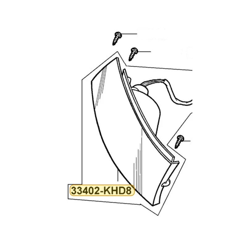 33402-KHD8-900 LENS FR WINKER R — diagram cutout