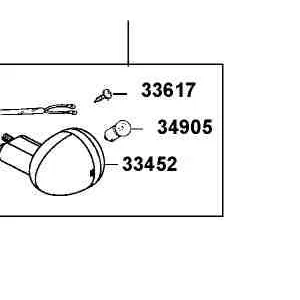 33452-KHB5-M00 LENS L FR WINKER — diagram cutout