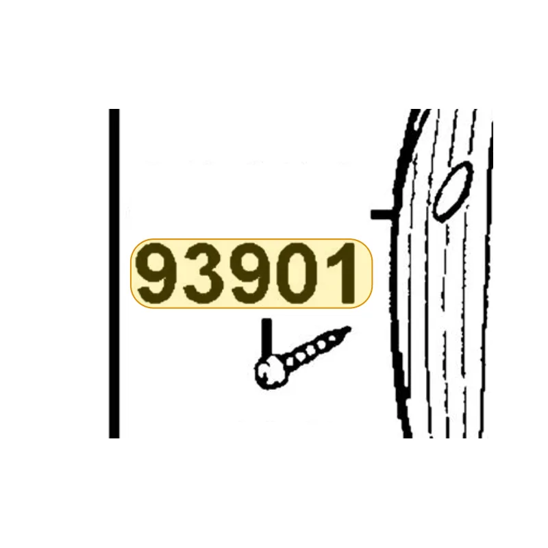 93901-32320 SCREW TAPPING 3*12 — diagram cutout