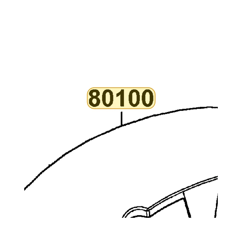 80100-KHD8-900 FENDER RR TIRE — diagram cutout
