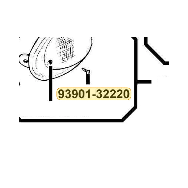93901-32220 SCREW TAPPING 3*10 — diagram cutout