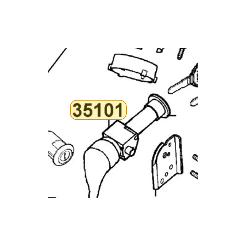 35101-KHD8-305 SW SET COMB & LOCK — diagram cutout