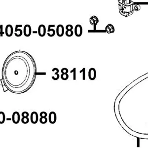38110-KHB4-E0A-invalid HORN COMP — diagram cutout