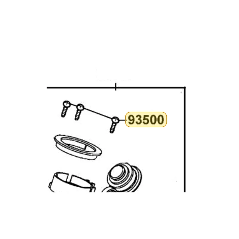 93500-04025-0G SCRWE PAN — diagram cutout