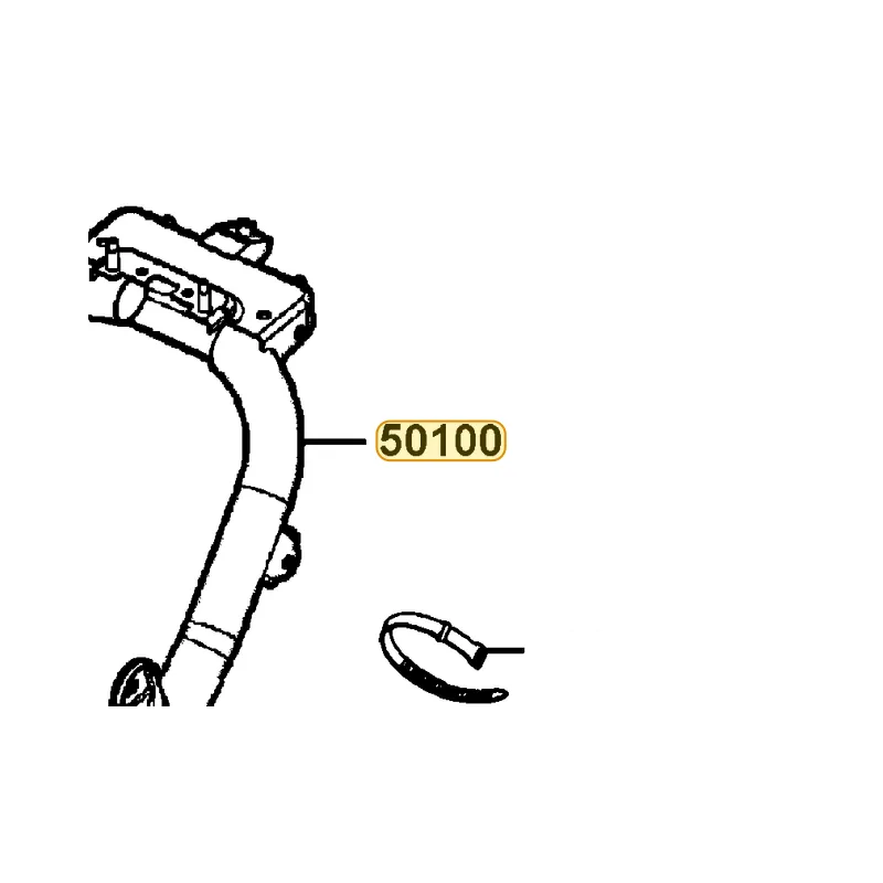 50100-KHD8-M10 BODY COMP FRAME — diagram cutout
