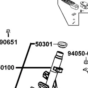 50301-KGN7-680 RACE UP STRG BALL — diagram cutout