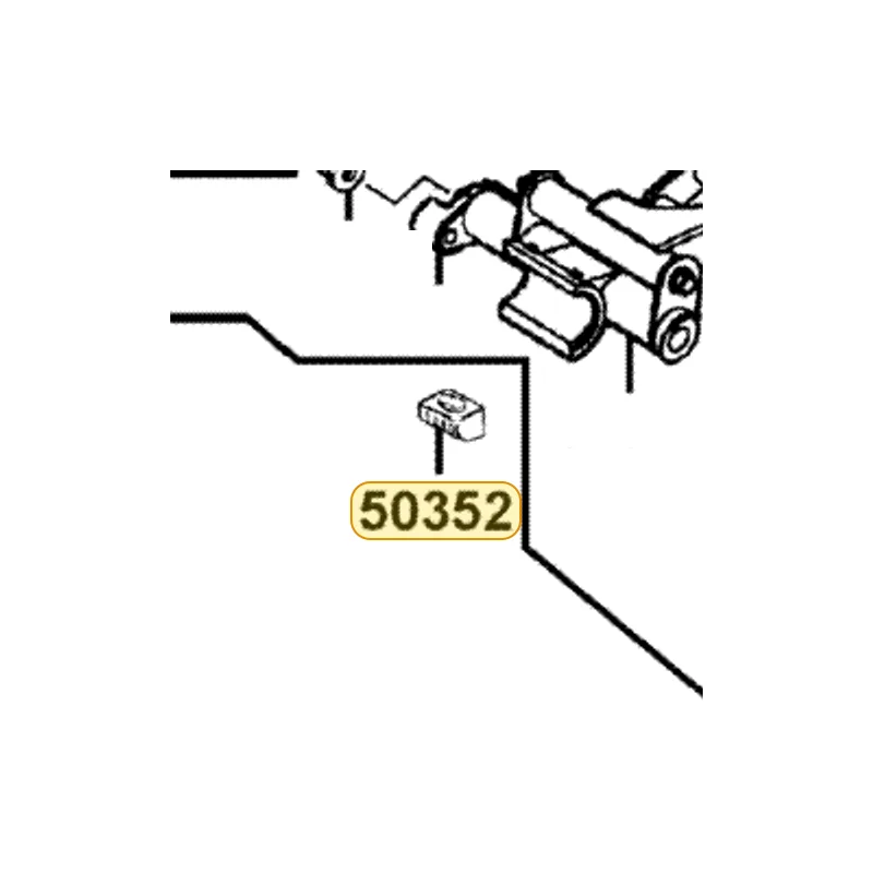 50352-KEBE-900 STOPPER RUB HANGER — diagram cutout