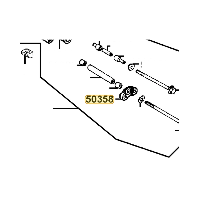 50358-KEBE-900 BRKT ENG HANGER L — diagram cutout