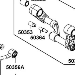 50364-KEBE-900 COLLAR B ENG HANGER — diagram cutout