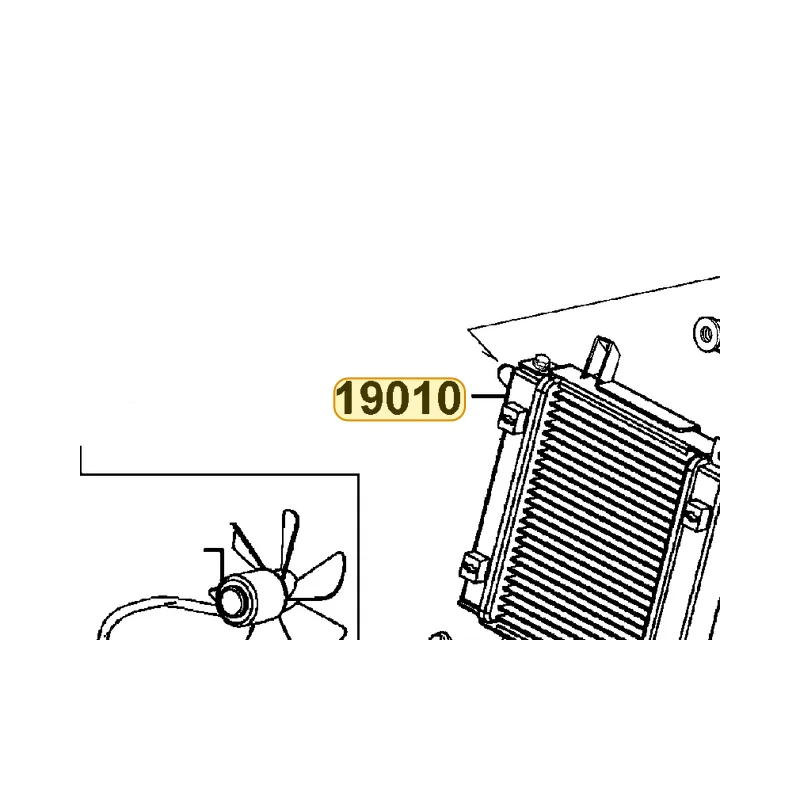 19010-KHD8-900 RADIATOR COMP — diagram cutout