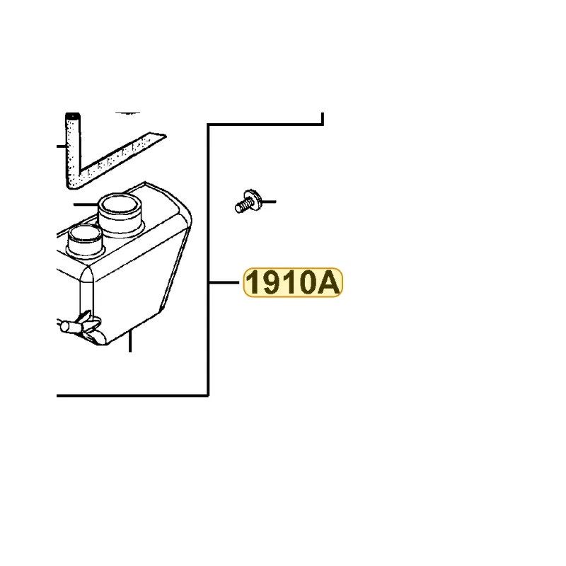 1910A-KHD8-900 TANK ASSY RESERVE — diagram cutout