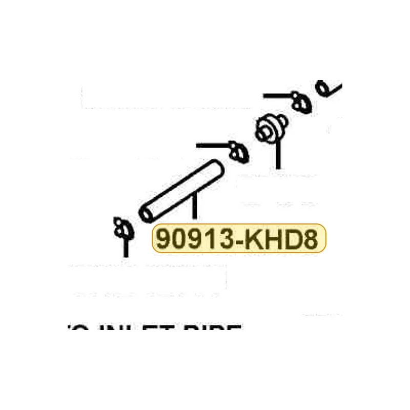 90913-KHD8-900 TUBE ASSY WATER PUMP — diagram cutout