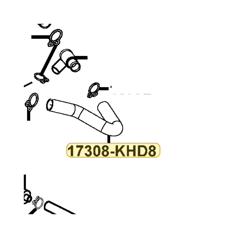 17308-KHD8-M30 TUBE ASSY CANISTER - AIR/C — diagram cutout
