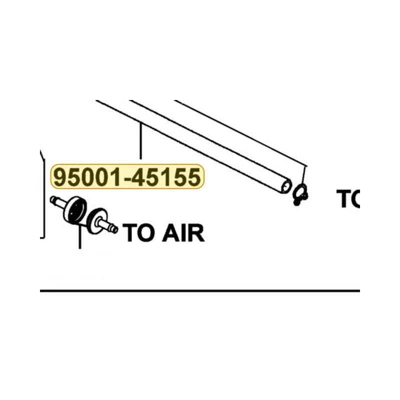 95001-45155-40 TUBE FUEL 4.5*155 — diagram cutout