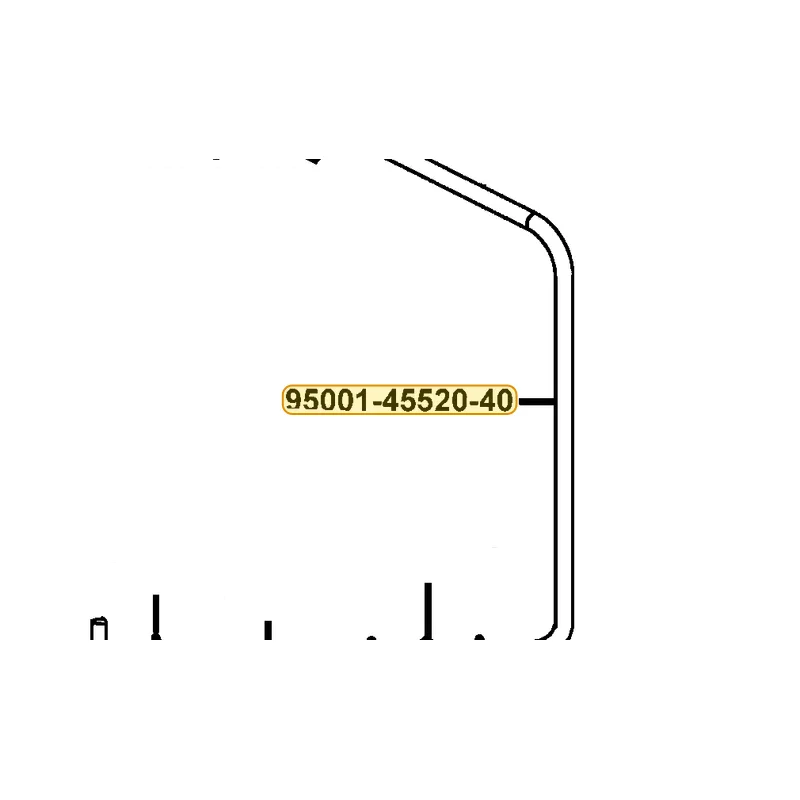 95001-45520-40 TUBE FUEL 4.5*220 — diagram cutout