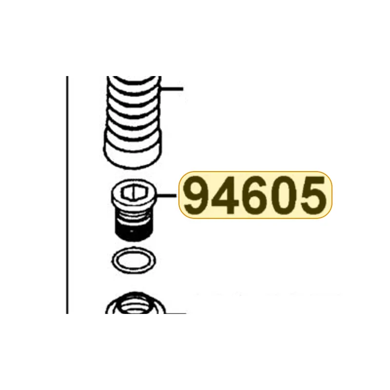 94605-KHD8-900 FORK BOLT — diagram cutout