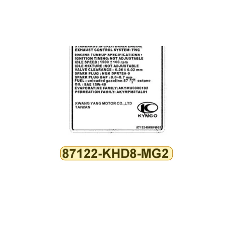 87122-KHD8-MG2-T01 MARK EVAPORATIVE E/M — diagram cutout