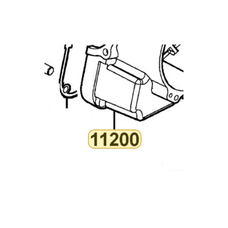 11200-KHE7-900 CRANK CASE COMP L — diagram cutout