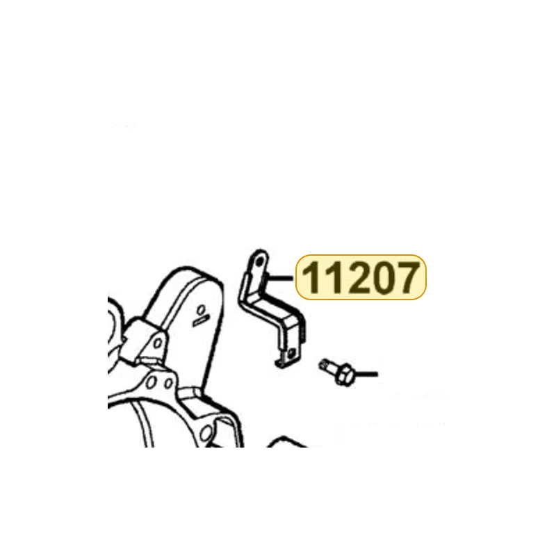 11207-KHE7-900 STAY RR INNER FENDER — diagram cutout