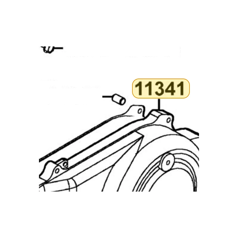 11341-KHE7-900 COVER LEFT — diagram cutout