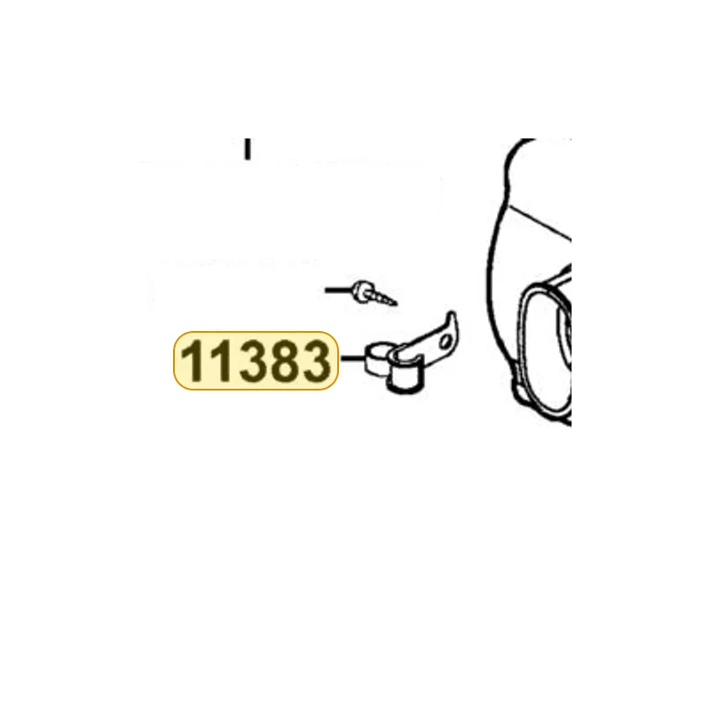 11383-KUDU-900 CLAMPER BRTH DRAIN TUBE — diagram cutout