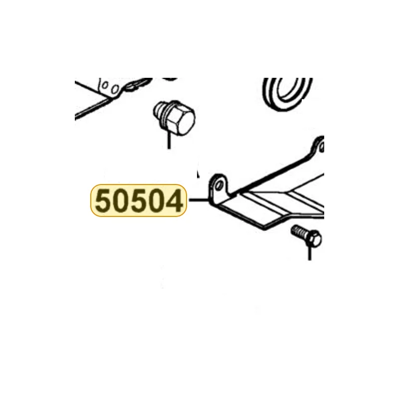 50504-KHE7-900 STAY COMP MAIN STAND STOPPER — diagram cutout