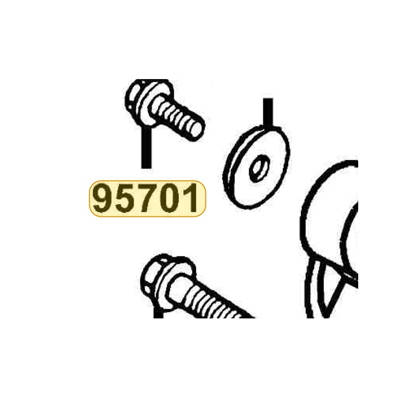 95701-06016-02 BOLT FLANGE 6*16 — diagram cutout