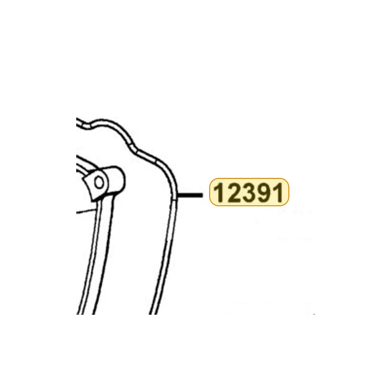 12391-KHE7-900 GASKET HEAD COVER — diagram cutout