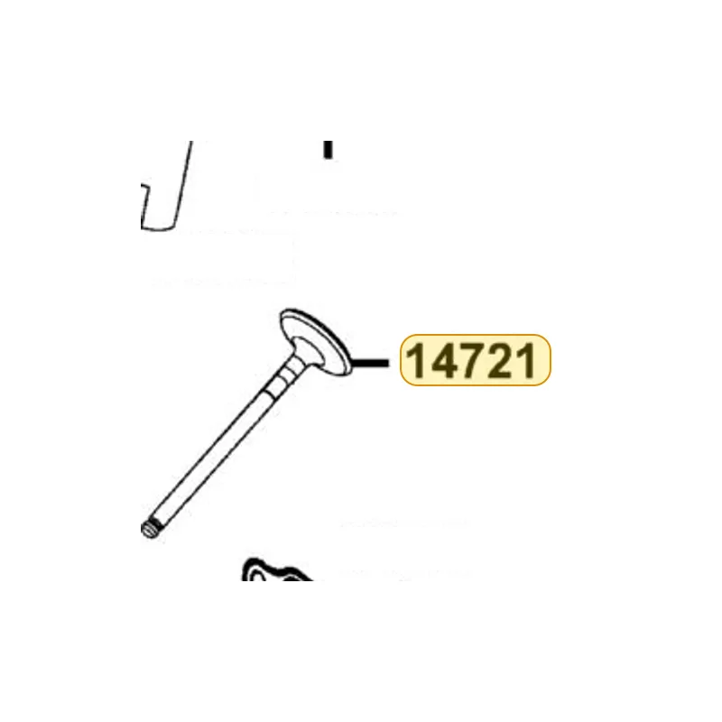 14721-KHE7-900 VALVE EXHAUST — diagram cutout