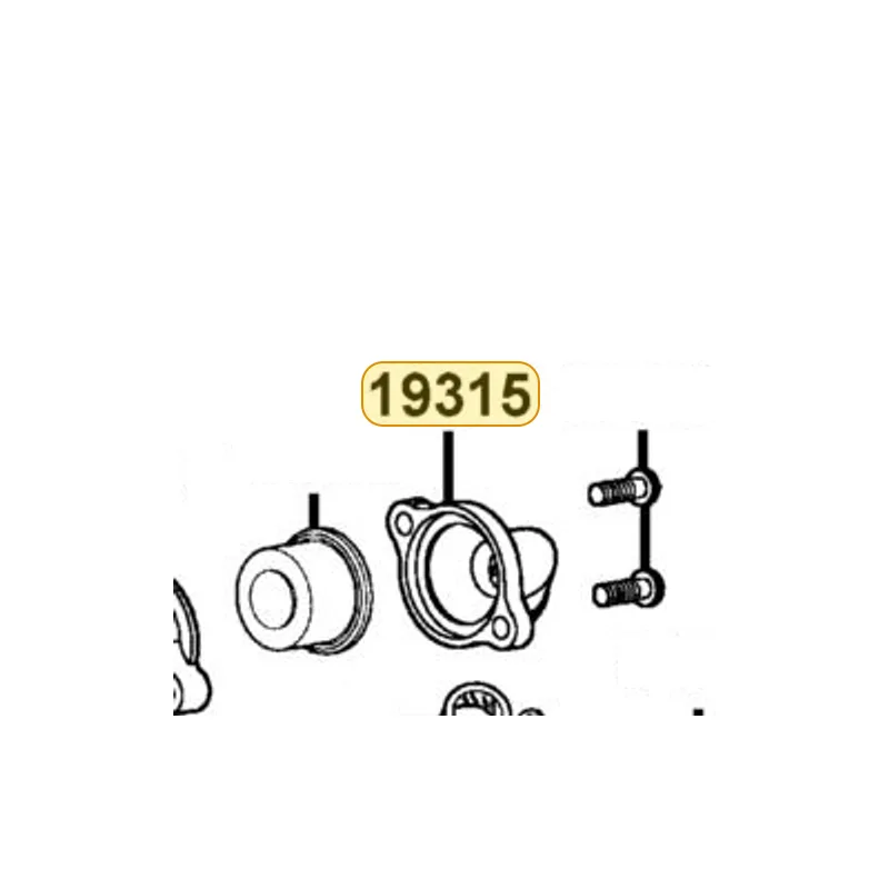 19315-KHE7-900 COVER THERMOSTAT — diagram cutout