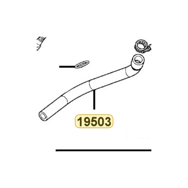 19503-KHE7-900 HOSE C WATER — diagram cutout