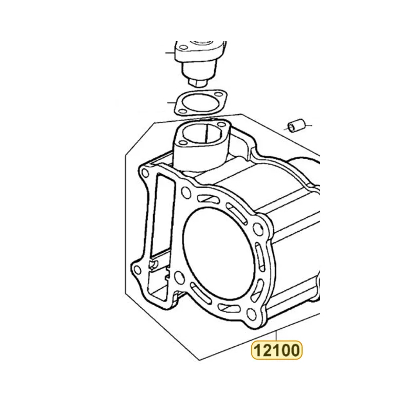 12100-KHE7-900 CYLINDER COMP — diagram cutout