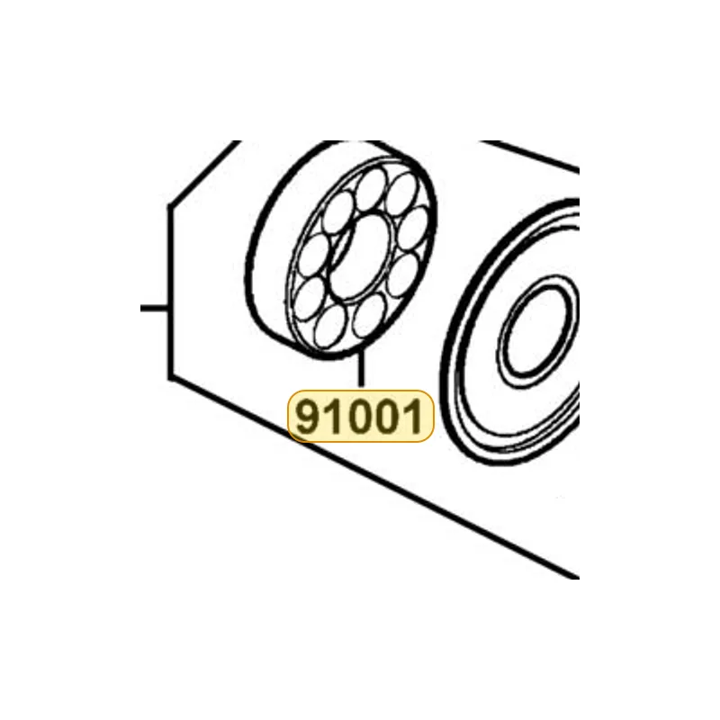 91001-KHE7-900 BRG BALL RADIAL TMB307JR2CS19 — diagram cutout
