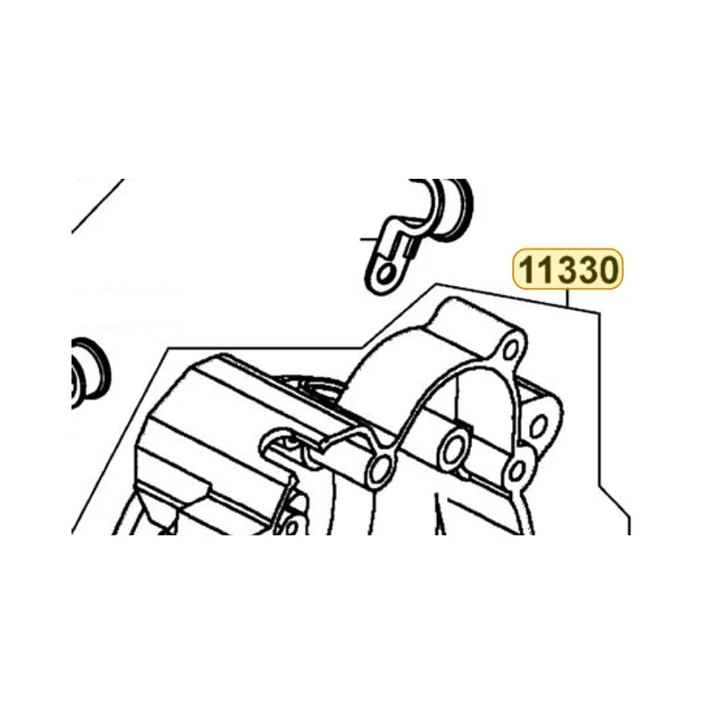 11330-KHE7-900 COVER COMP R CRANK CASE — diagram cutout