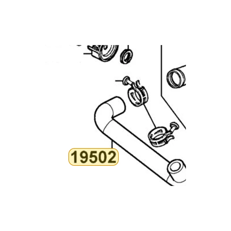 19502-KHE7-900 HOSE B WATER — diagram cutout