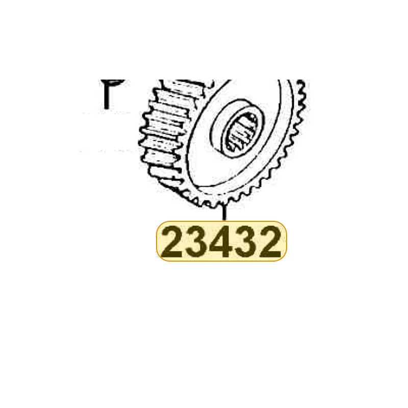 23432-KHE7-910 GEAR FINAL — diagram cutout