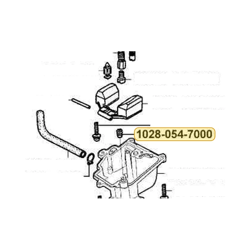 1028-054-7000 RUBBER CAP — diagram cutout