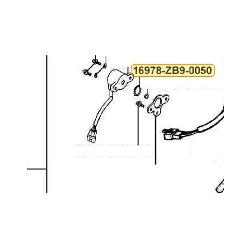 16978-ZB9-0050 O-RING — diagram cutout