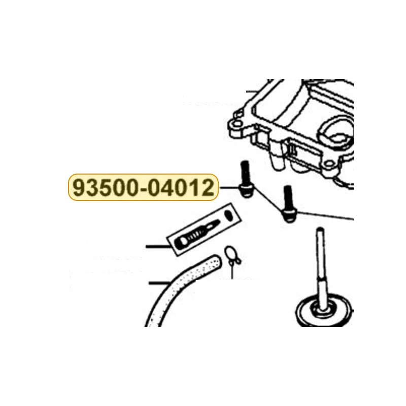 93500-04012-1H-3 SCREW PAN — diagram cutout